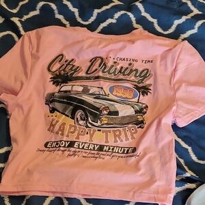 SHEIN Pink Casual Tee